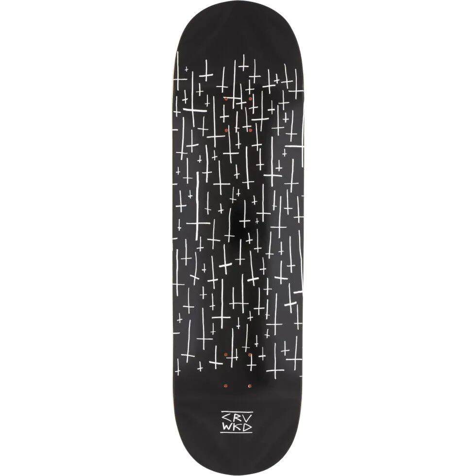 Carve Wicked Team Skateboard Deck - Black 9''