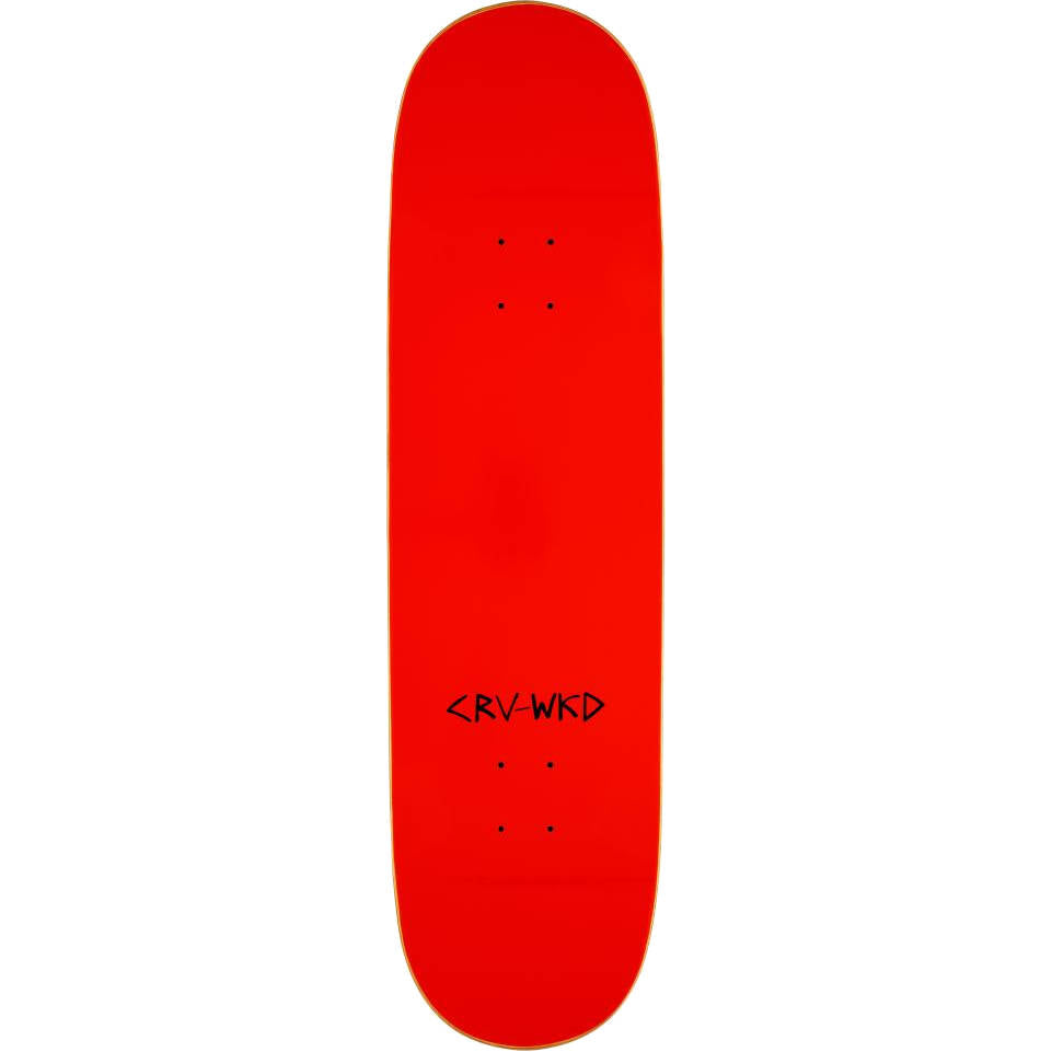Carve Wicked Team Skateboard Deck - Green 8.25''