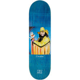Carve Wicked Don't Do Drugs Skateboard Deck - Blue 8.75''