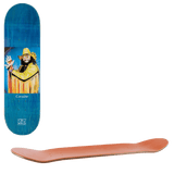 Carve Wicked Don't Do Drugs Skateboard Deck - Blue 8.75"