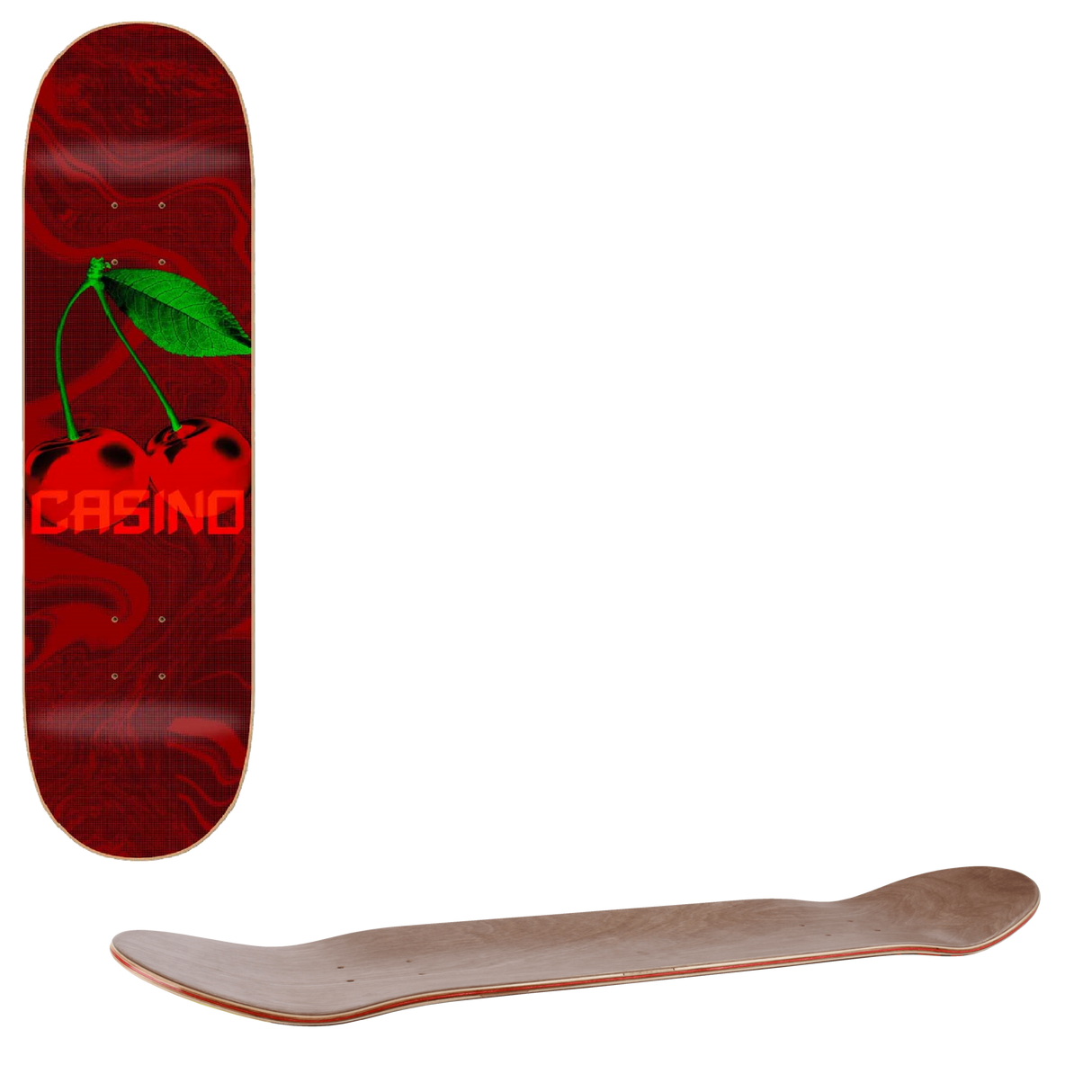 Casino Cherry Skateboard Deck 8.5"