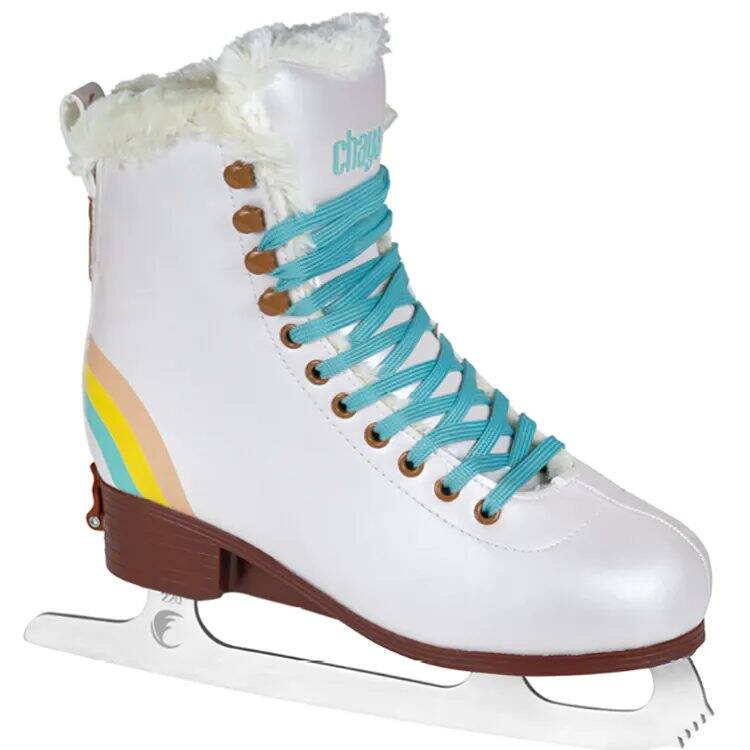 Chaya Bliss Adjustable Ice Skates - Vanilla LRG
