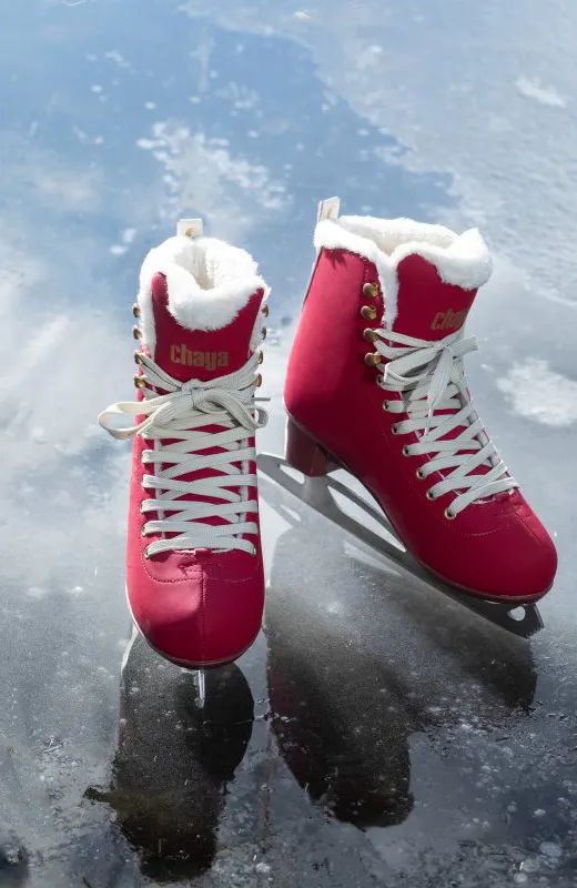 Chaya Ice Figure Skates - Merlot