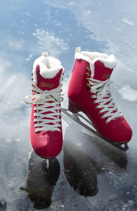 Chaya Ice Figure Skates - Merlot