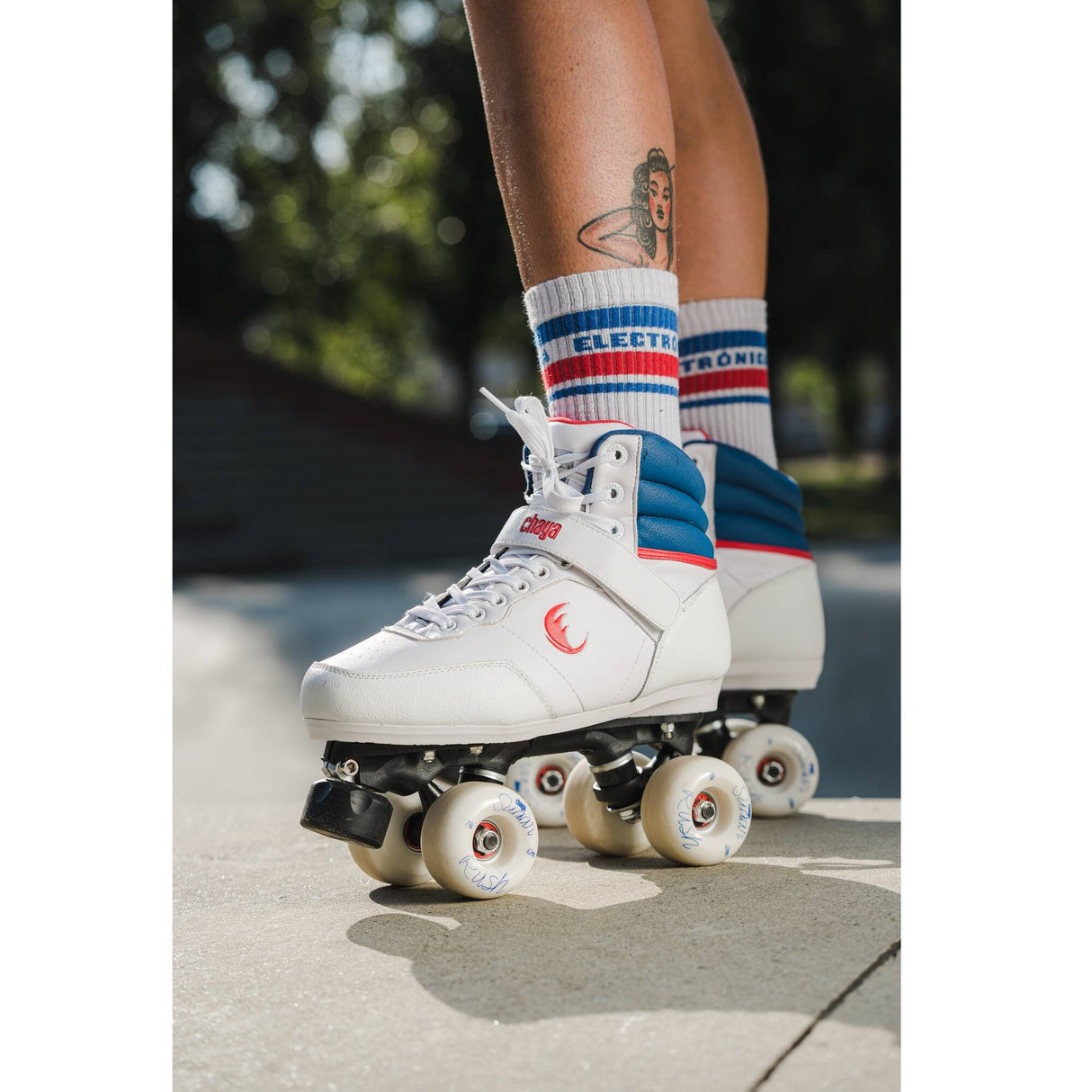 Chaya Jump Quad Roller Skates - Off White