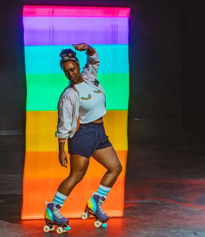 Chaya Melrose Elite Quad Roller Skates - Love Is Love