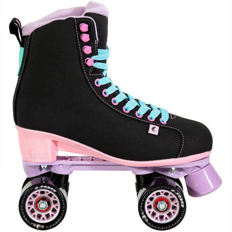 Chaya Melrose Quad Roller Skates - Black/Pink