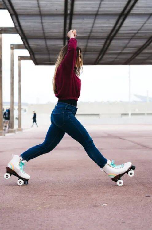 Chaya Bliss Adjustable Roller Skates - Vanilla
