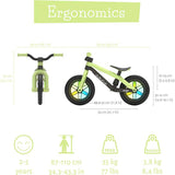 Chillafish BMXie Glow 12" Balance Bike - Pistachio