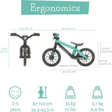 Chillafish BMXie Vroom 12" Balance Bike - Mint