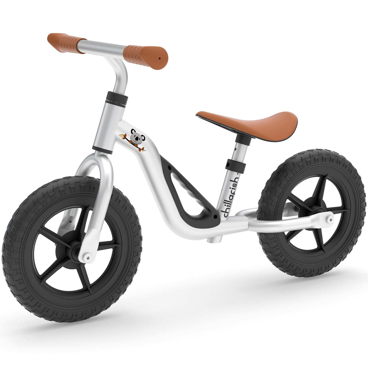 Chillafish Charlie 10" Balance Bike - Silver