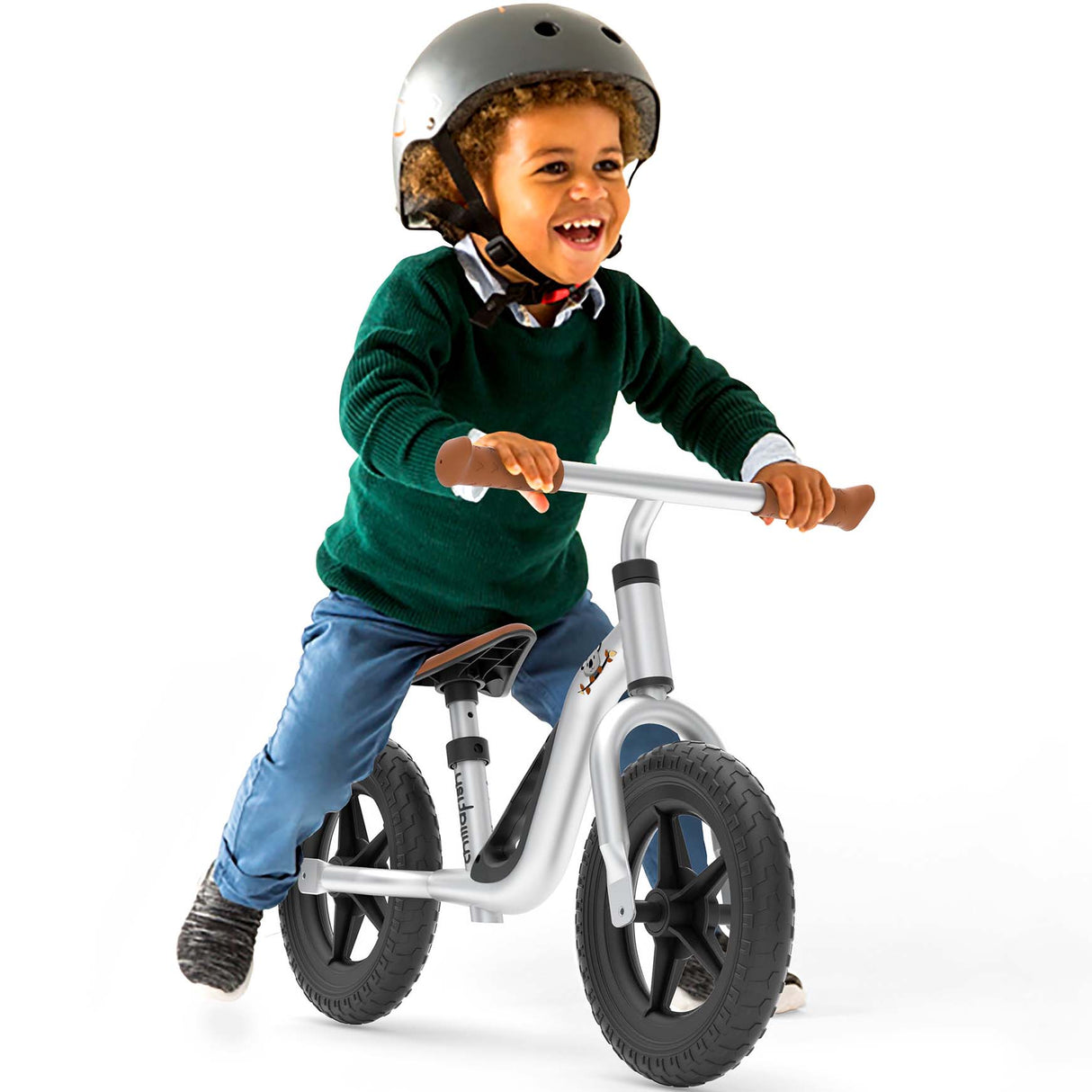 Chillafish Charlie 10" Balance Bike - Silver