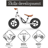 Chillafish Charlie 10" Balance Bike - Silver