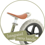 Chillafish Charlie LUX 12" Balance Bike - Olive