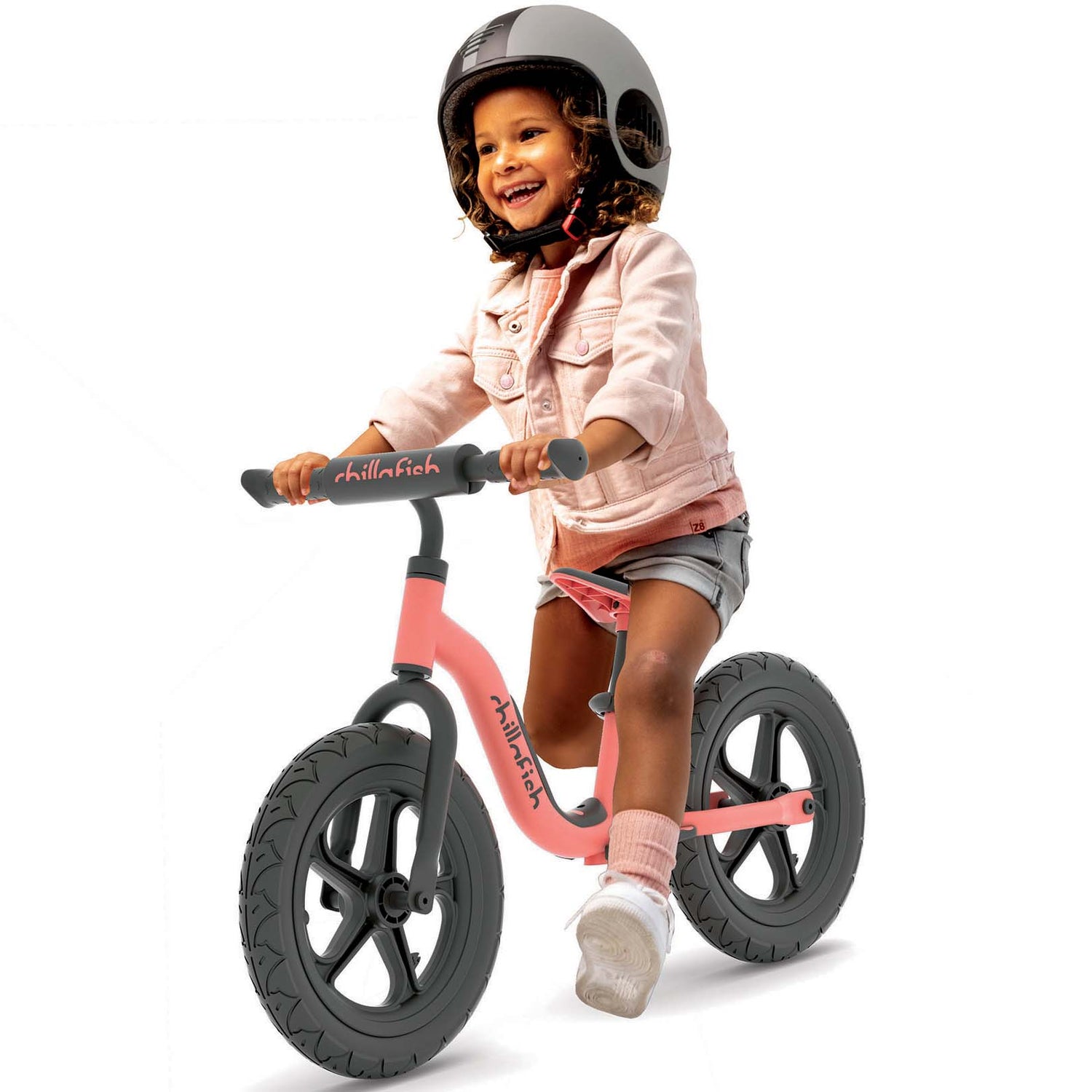 Chillafish Charlie Sport 12" Balance Bike - Flamingo