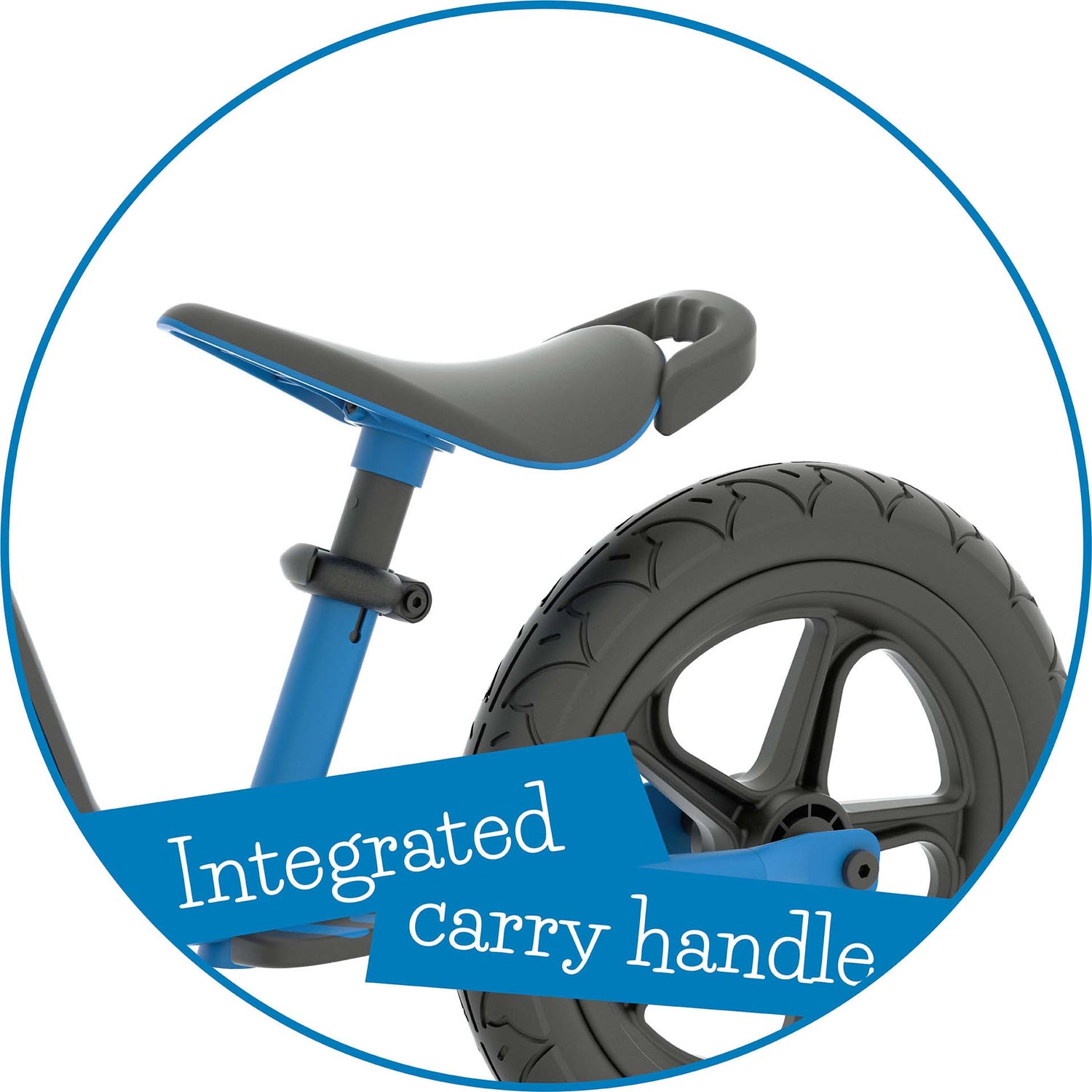 Chillafish Charlie Sport 12" Balance Bike - Navy