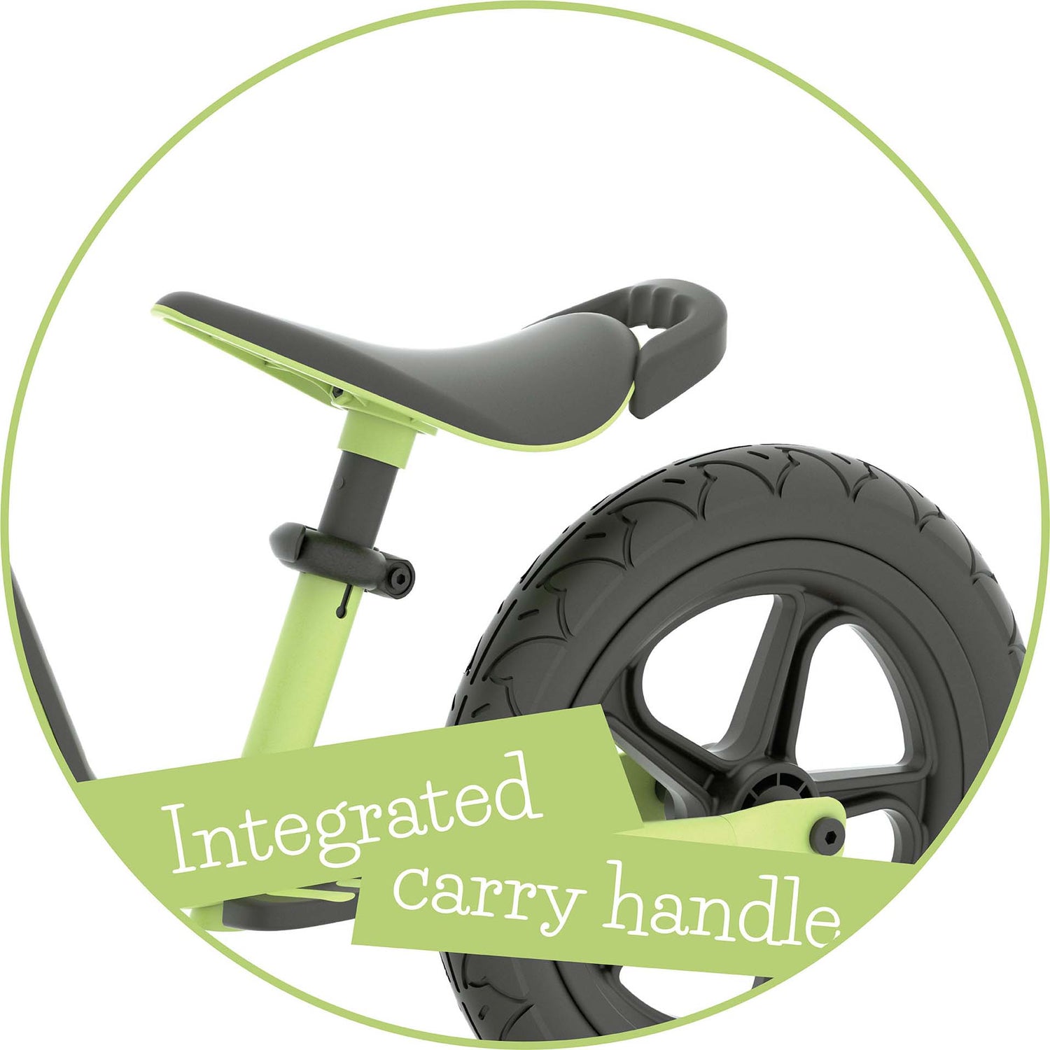 Chillafish Charlie Sport 12" Balance Bike - Pistachio
