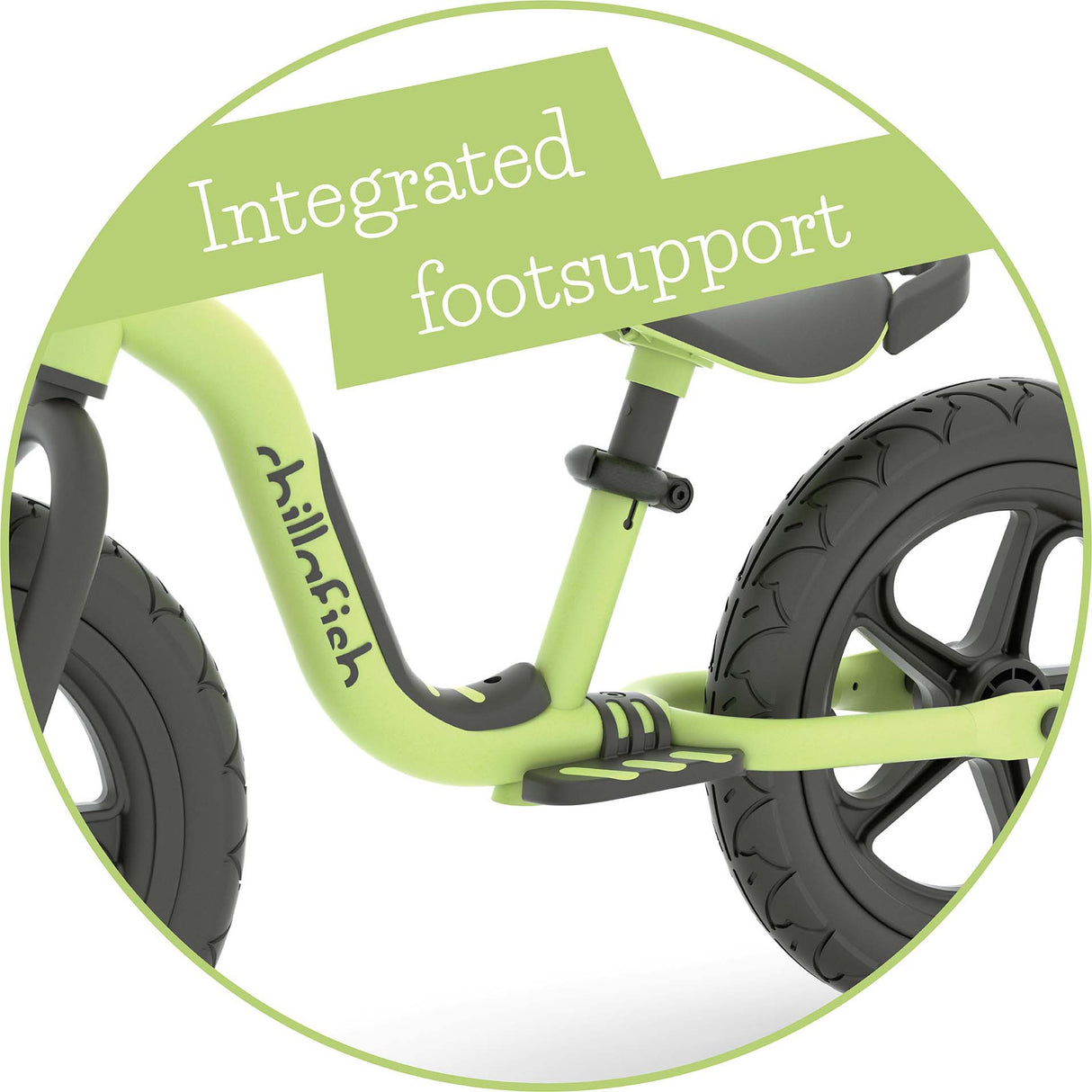 Chillafish Charlie Sport 12" Balance Bike - Pistachio