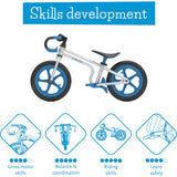 Chillafish Fixie 12" Balance Bike - Blue