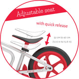 Chillafish Fixie 12" Balance Bike - Red