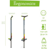 Chillafish Poogi Kids Glow Pogo Stick - Lime