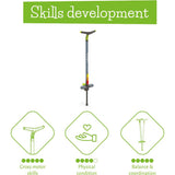 Chillafish Poogi Kids Glow Pogo Stick - Lime