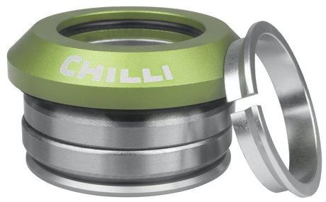 Chilli Pro Integrated Scooter Headset - Green