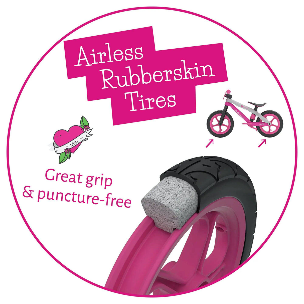 Chillafish BMXie Balance Bike - Pink