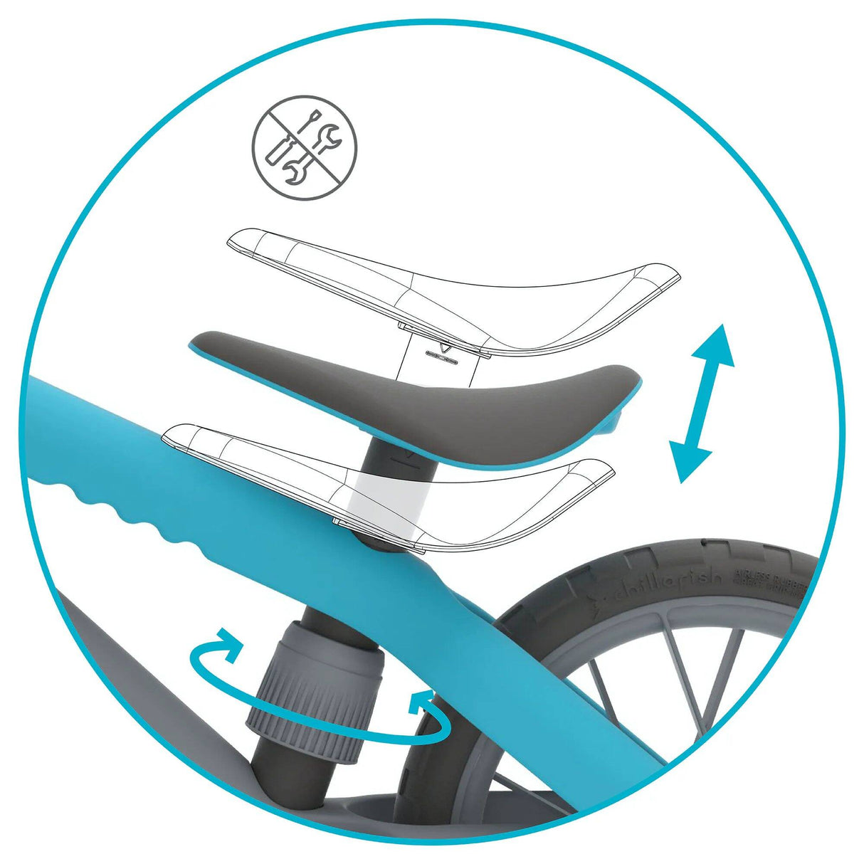 Chillafish BMXie Moto Balance Bike - Blue