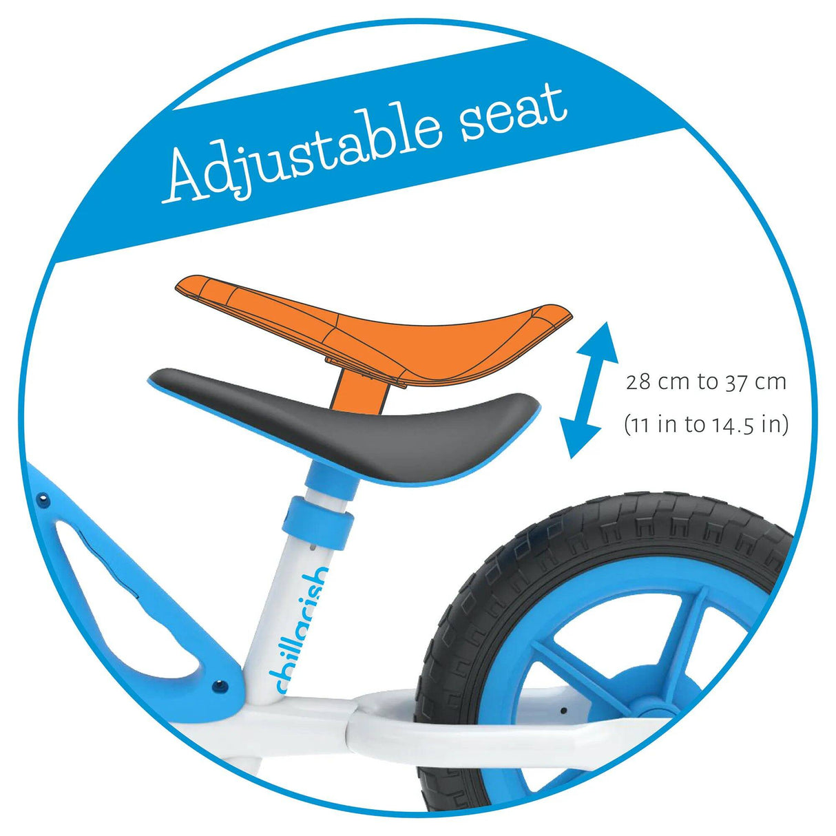Chillafish Charlie Balance Bike - Blue