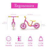 Chillafish Charlie Balance Bike - Pink