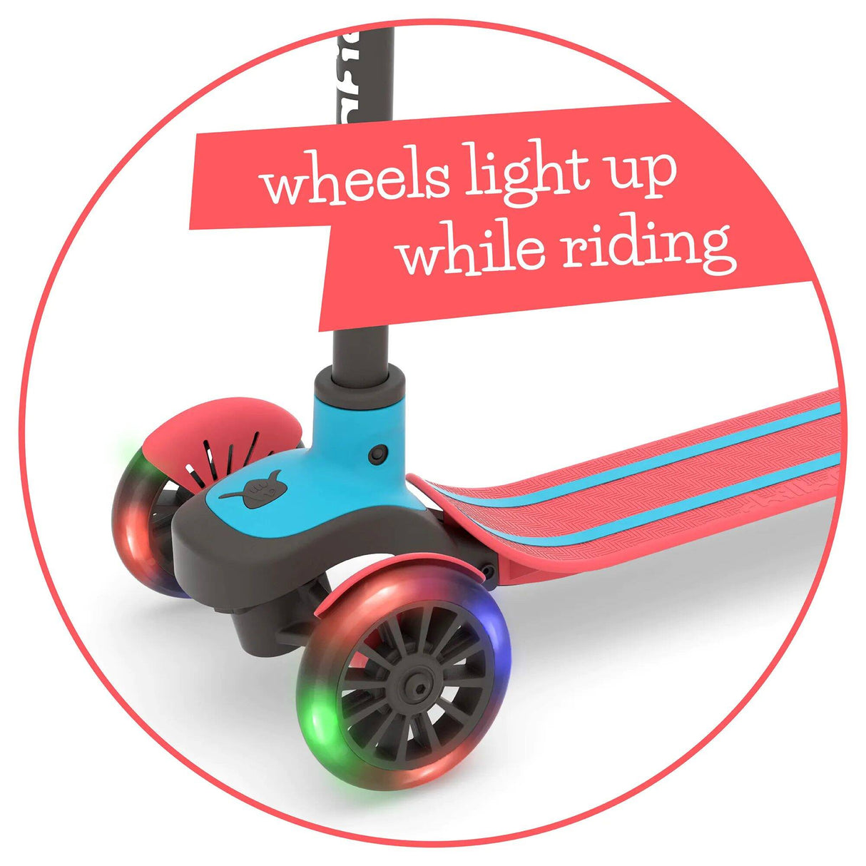 Chillafish Scotti Glow Scooter - Red