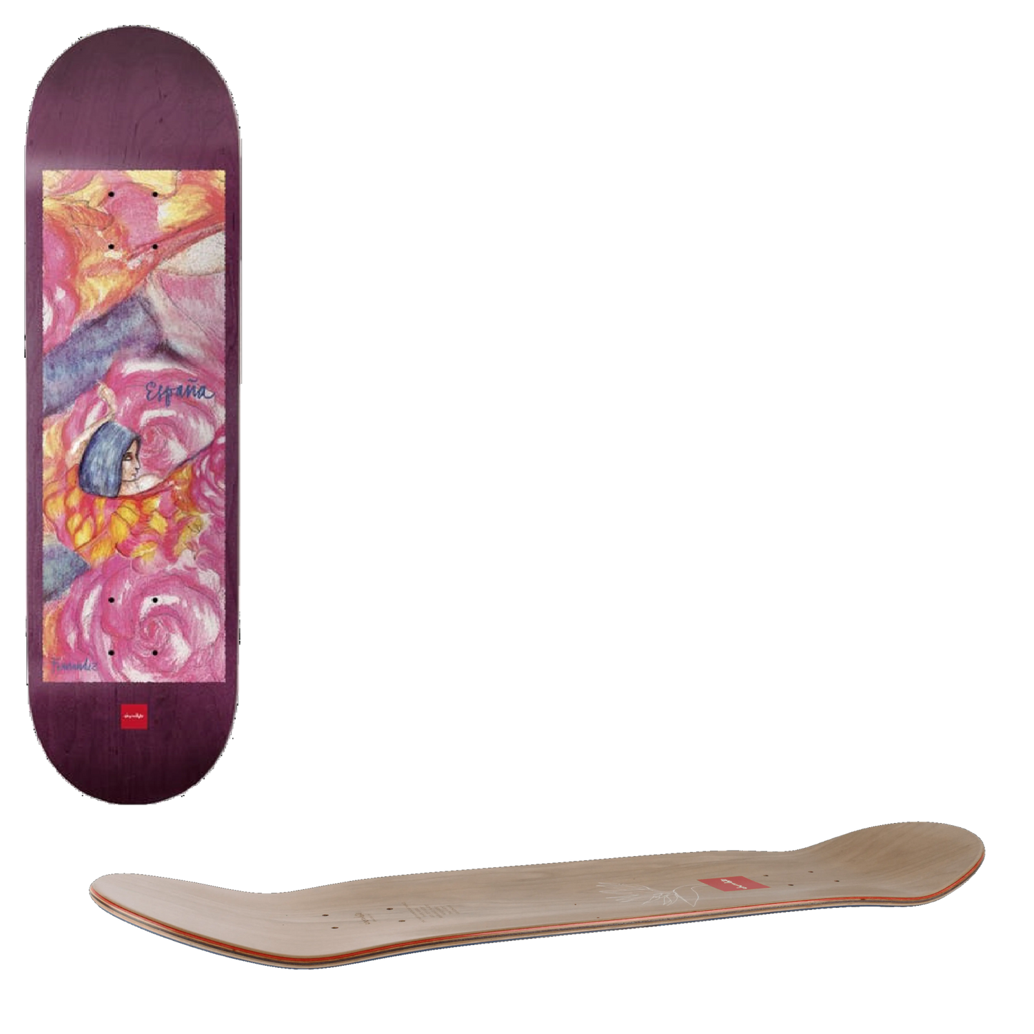 Chocolate Espana Skateboard Deck - Fernandez 8.25''