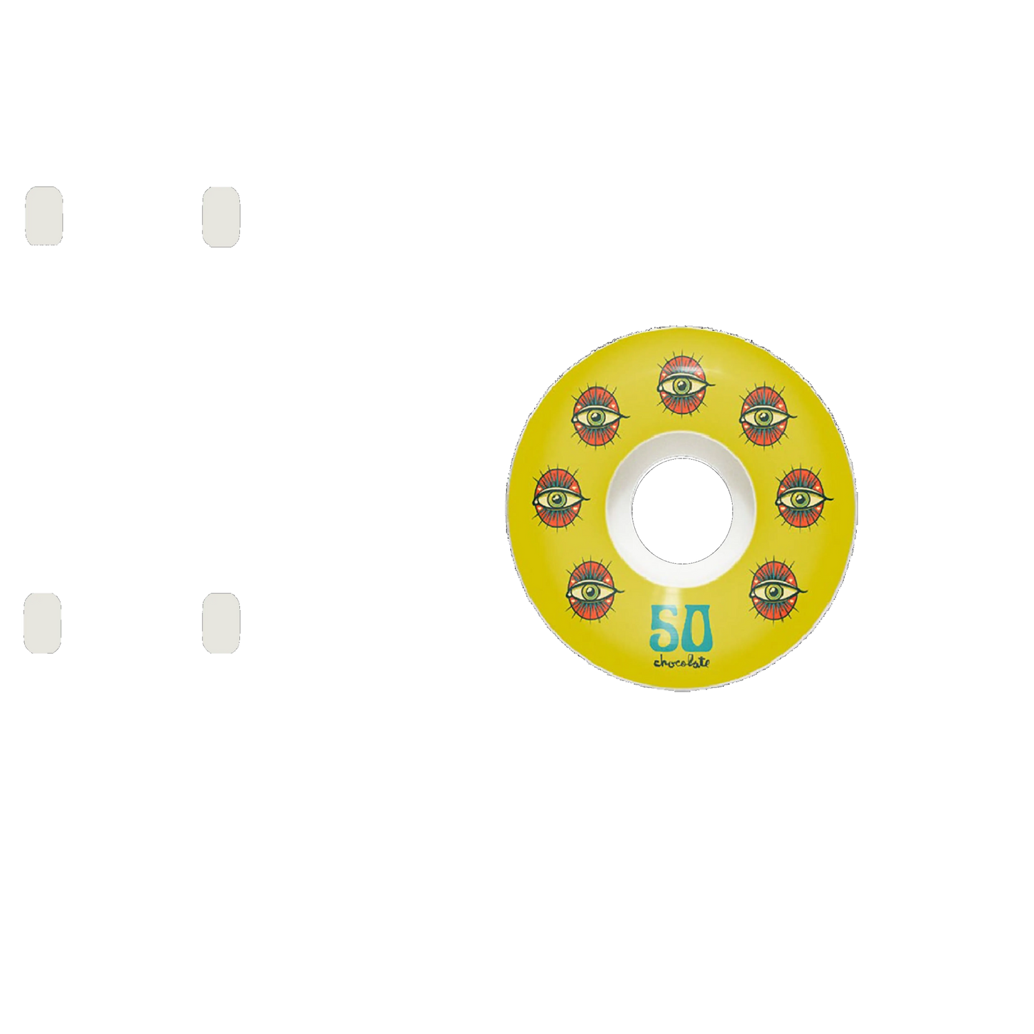 Chocolate Hecox Staple Skateboard Wheels - 50mm