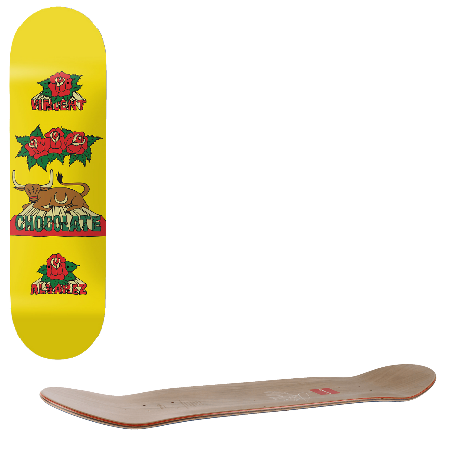 Chocolate Alvarez Toro Skateboard Deck - 8"