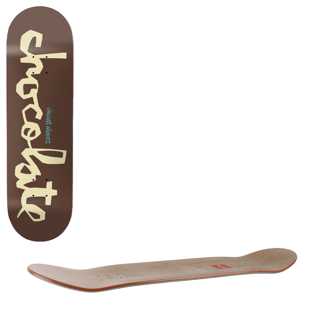 Chocolate OG Chunk Skateboard Deck - Alvarez 8"