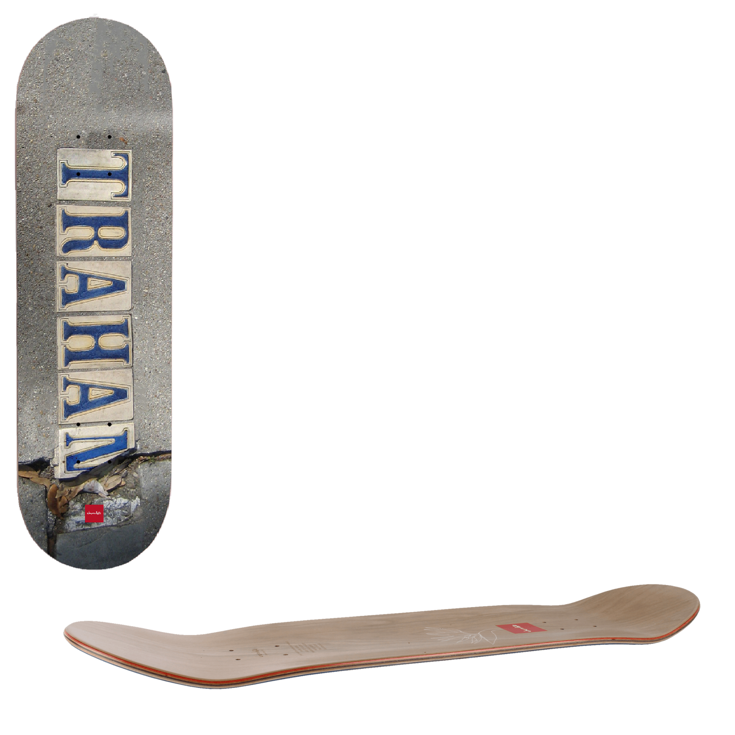 Chocolate Trahan French Quarter Skateboard Deck - 8"