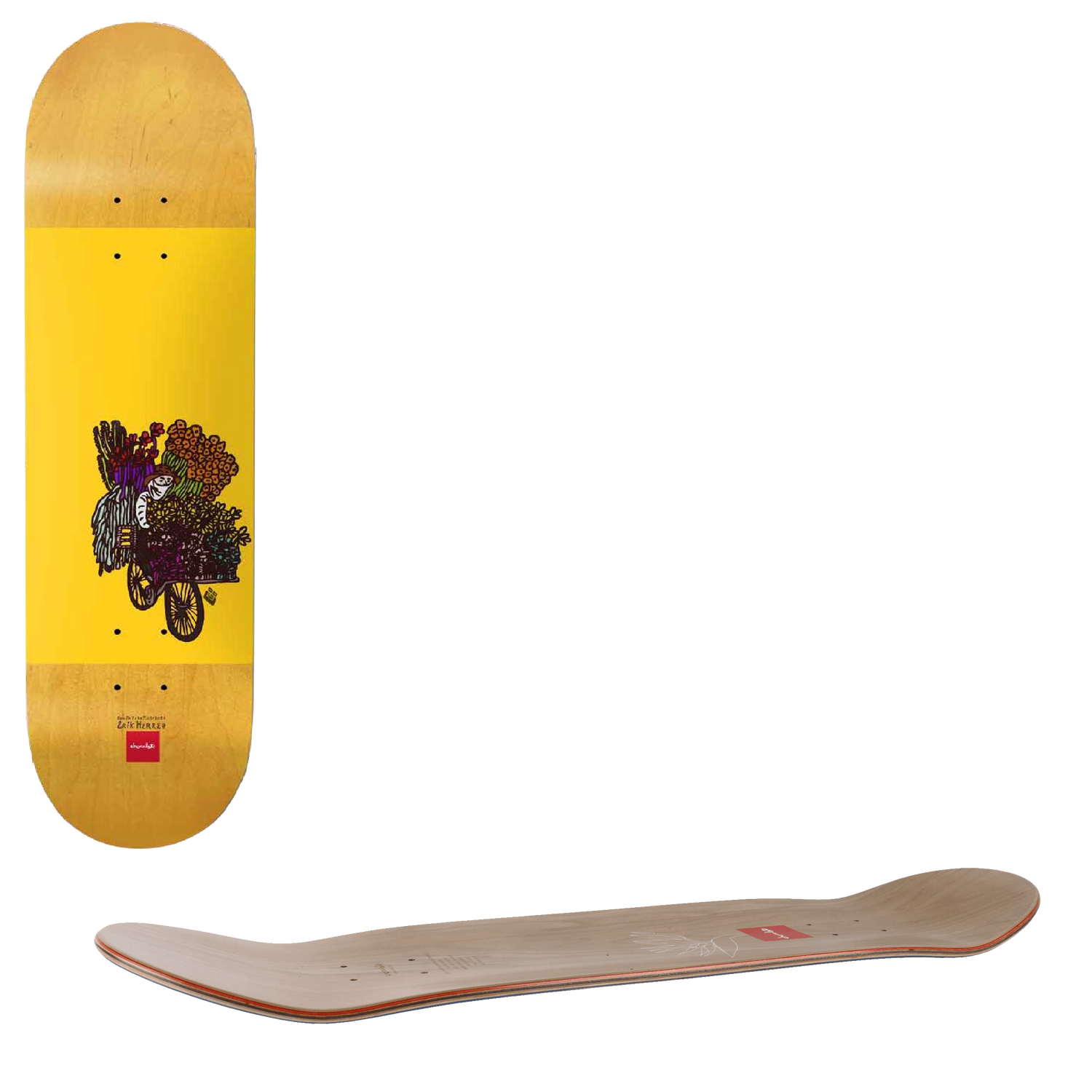 Chocolate Cada Dia Skateboard Deck - Herrera 8.375"