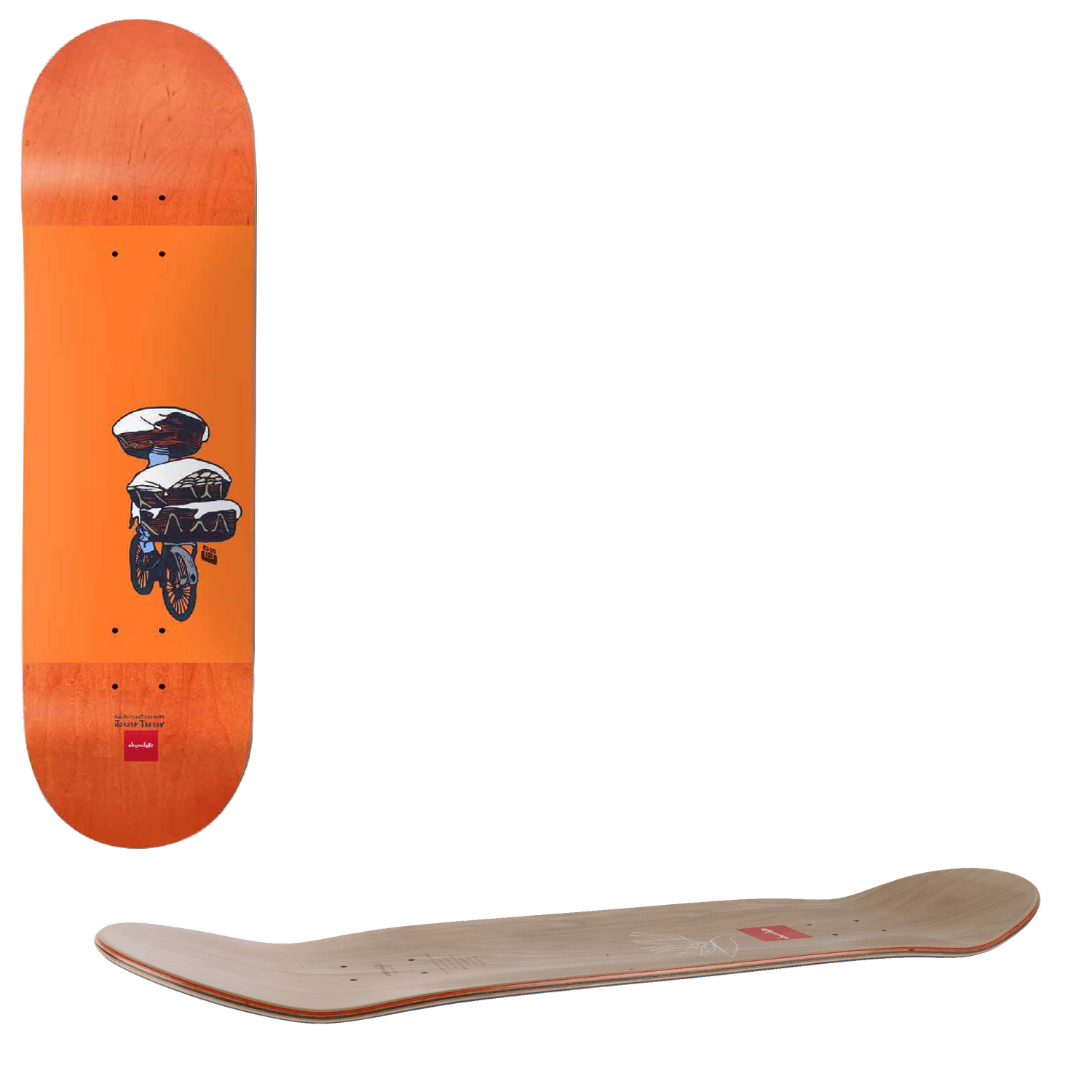 Chocolate Cada Dia Skateboard Deck - Trahan 8.25"
