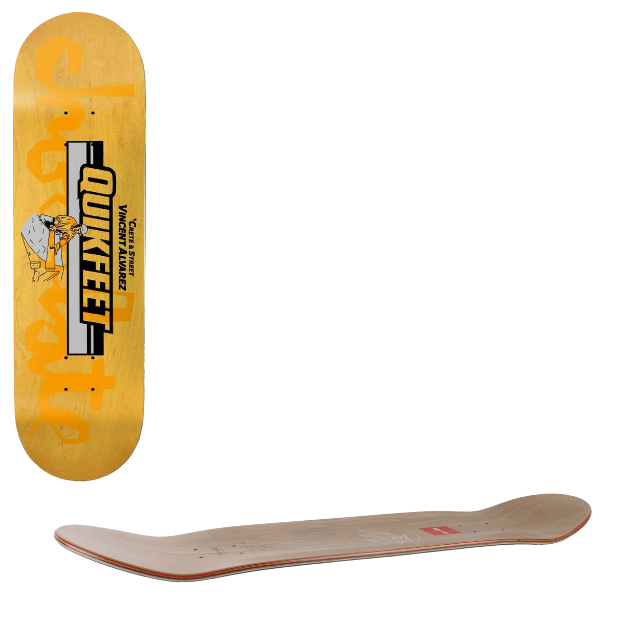 Chocolate Crete & Street Skateboard Deck - Alvarez 8.25"