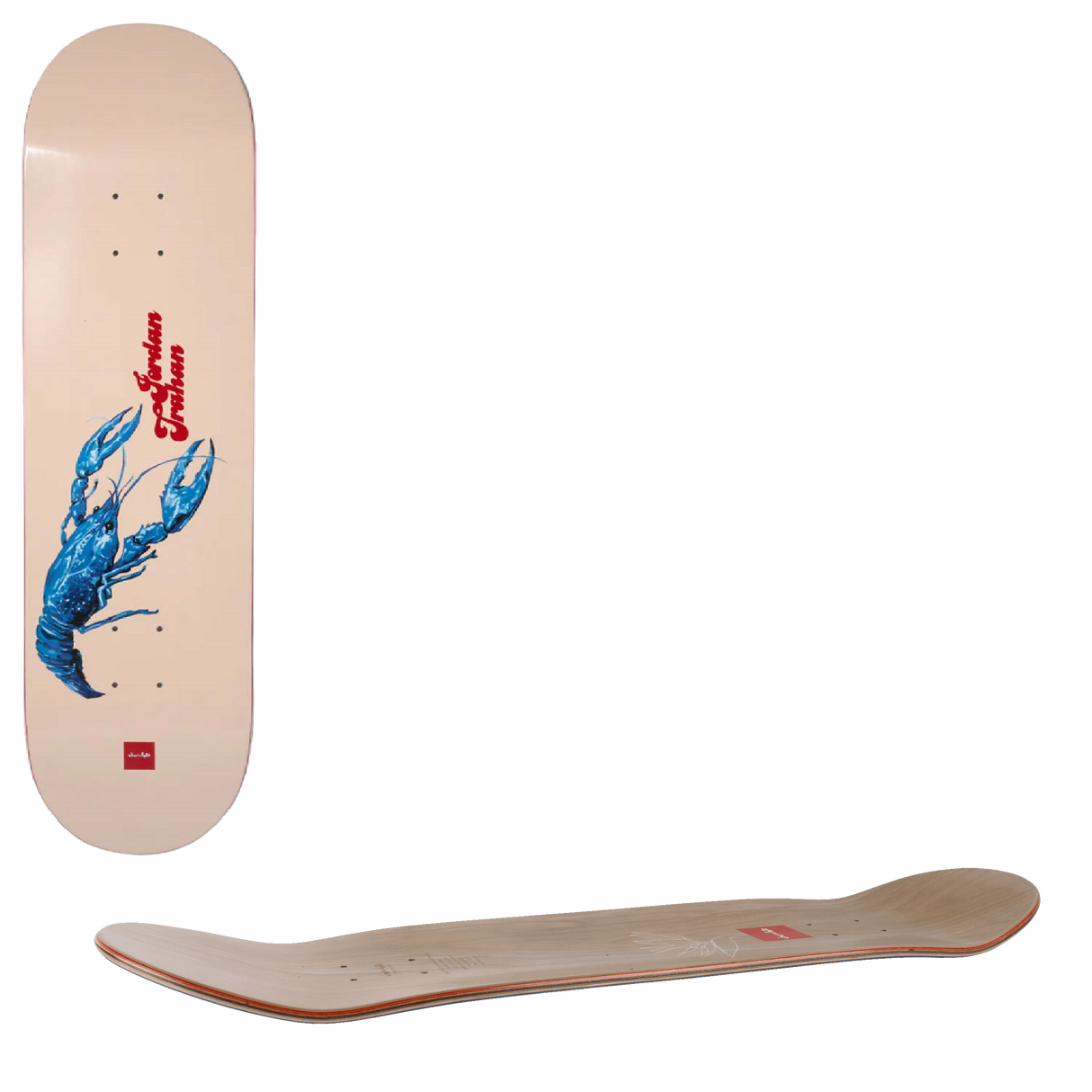 Chocolate Blue Craw Skateboard Deck - Trahan 8.25"