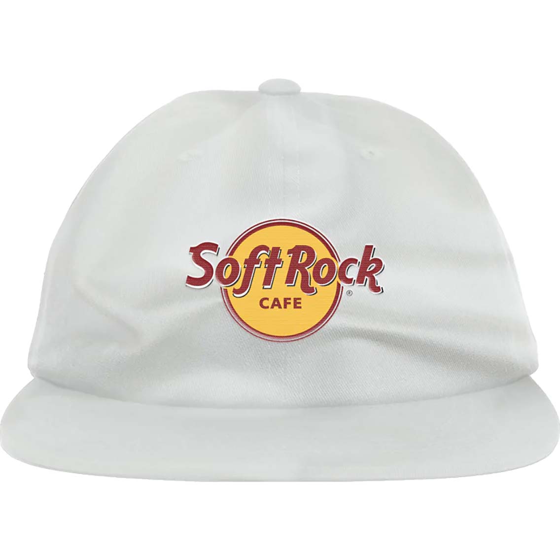 Chocolate Soft Rock Snapback - White