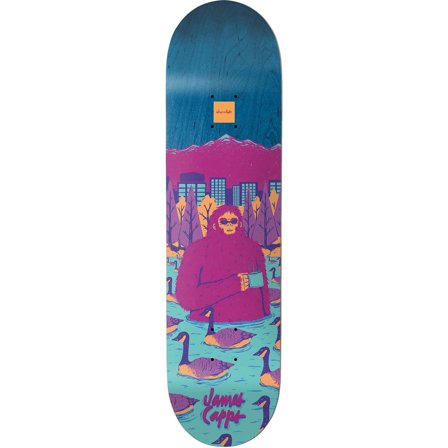 Chocolate Capps Sasquatch Skateboard Deck - 8.375"