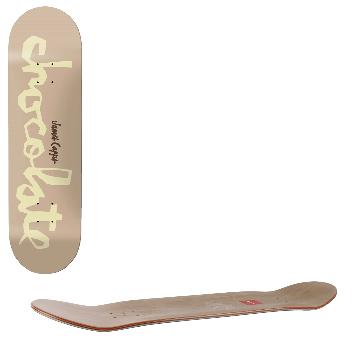 Chocolate OG Chunk Skateboard Deck - Capps 8.375"