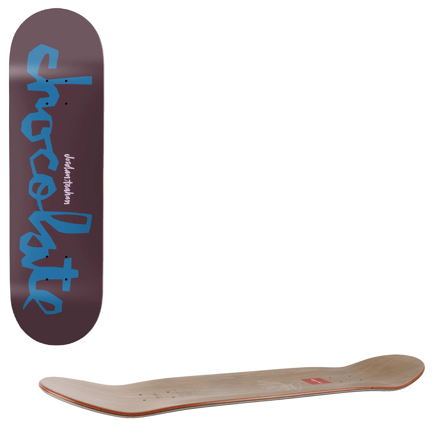 Chocolate OG Chunk Skateboard Deck - Trahan 8"