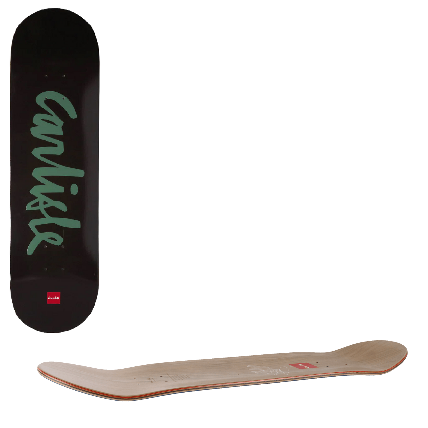 Chocolate Chunk Skateboard Deck - Aikens 8"