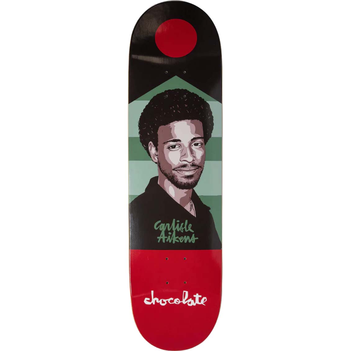 Chocolate Hecox Portrait Skateboard Deck - Aikens 8.25"