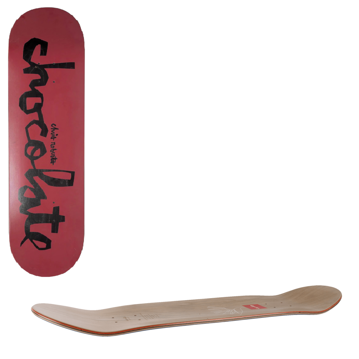 Chocolate Reflective Chunk Skateboard Deck - Roberts 8.25"