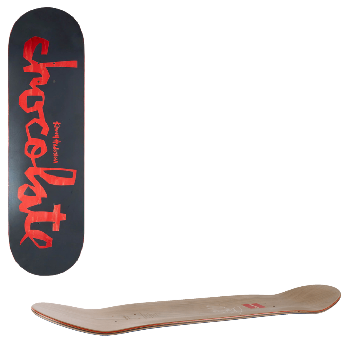Chocolate Reflective Chunk Skateboard Deck - Anderson 8"