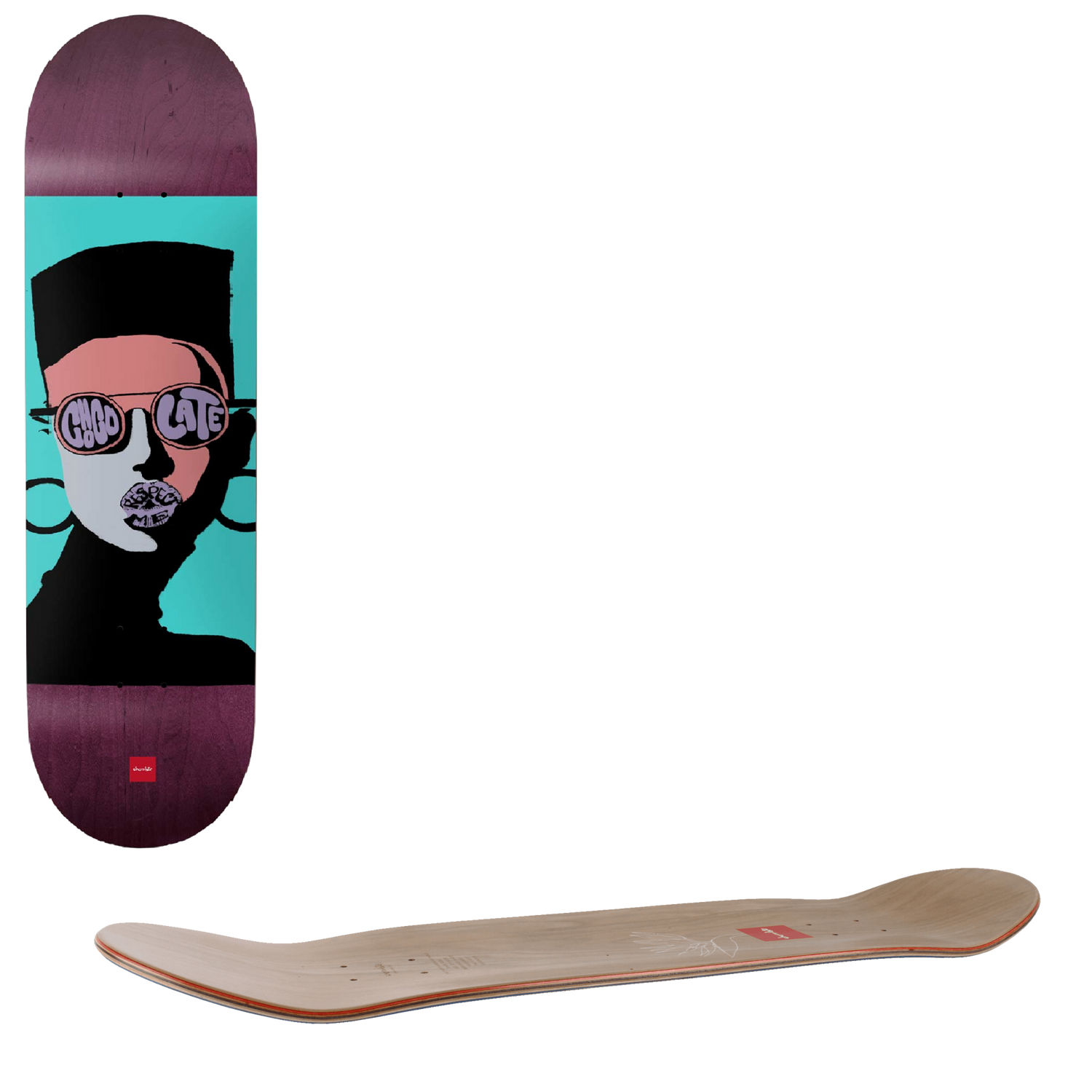 Chocolate Respect Skateboard Deck - Trahan 8"